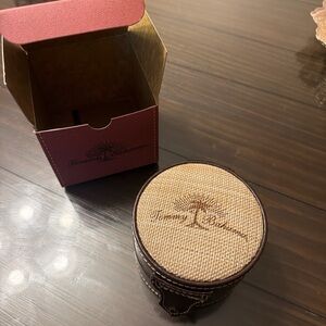 Tommy Bahama Tan and Brown Accent Box